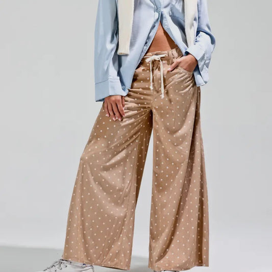 corduroy mini polka dot pants