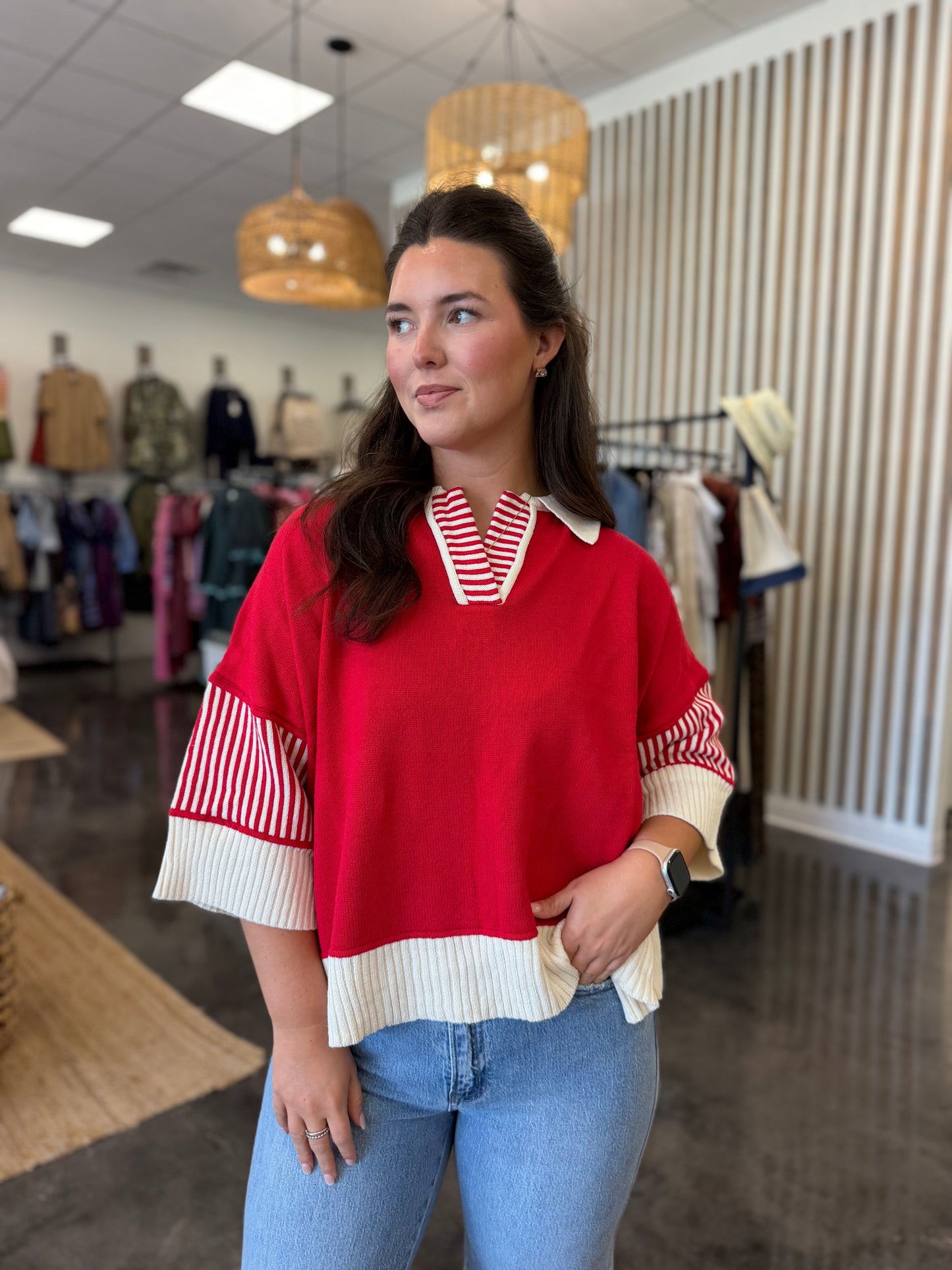 Alexis sweater top (2 colors)