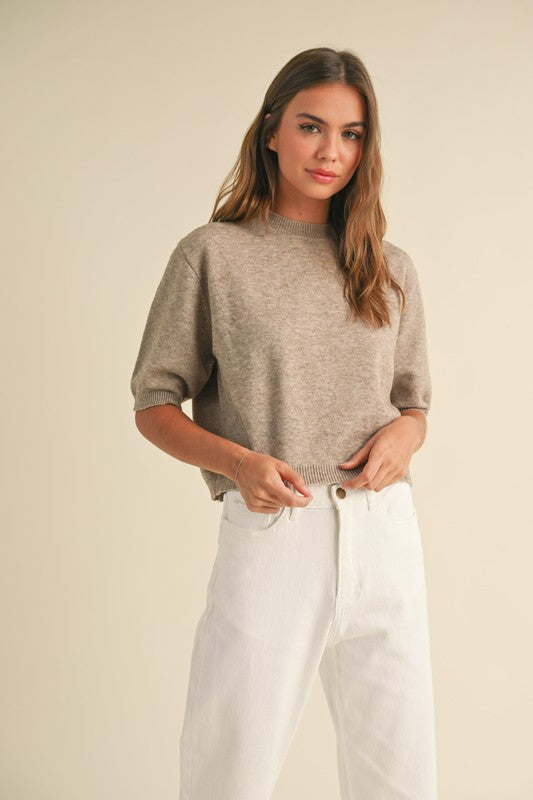 taylin sweater top (2 colors)