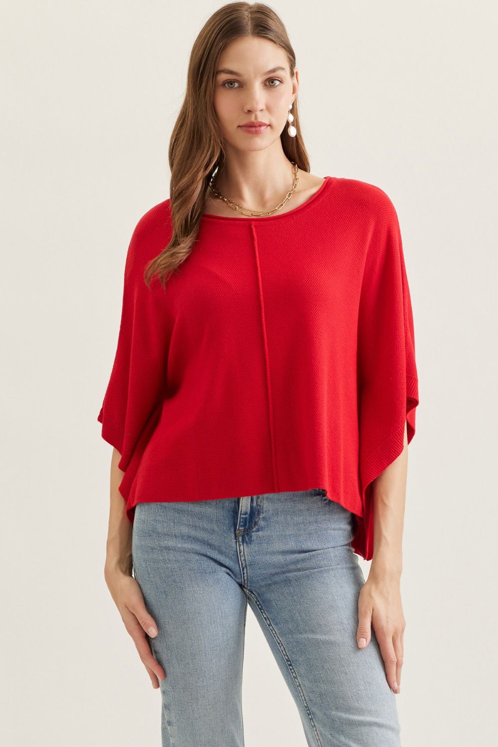 red tessa top