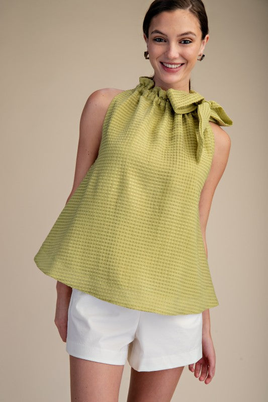 bow tie halter top (2 colors)