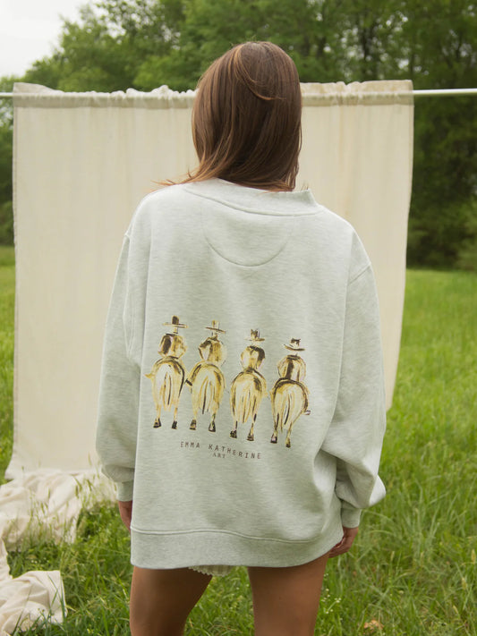 LUCKY YOU X EMMA KATHERINE ART SWEATSHIRT