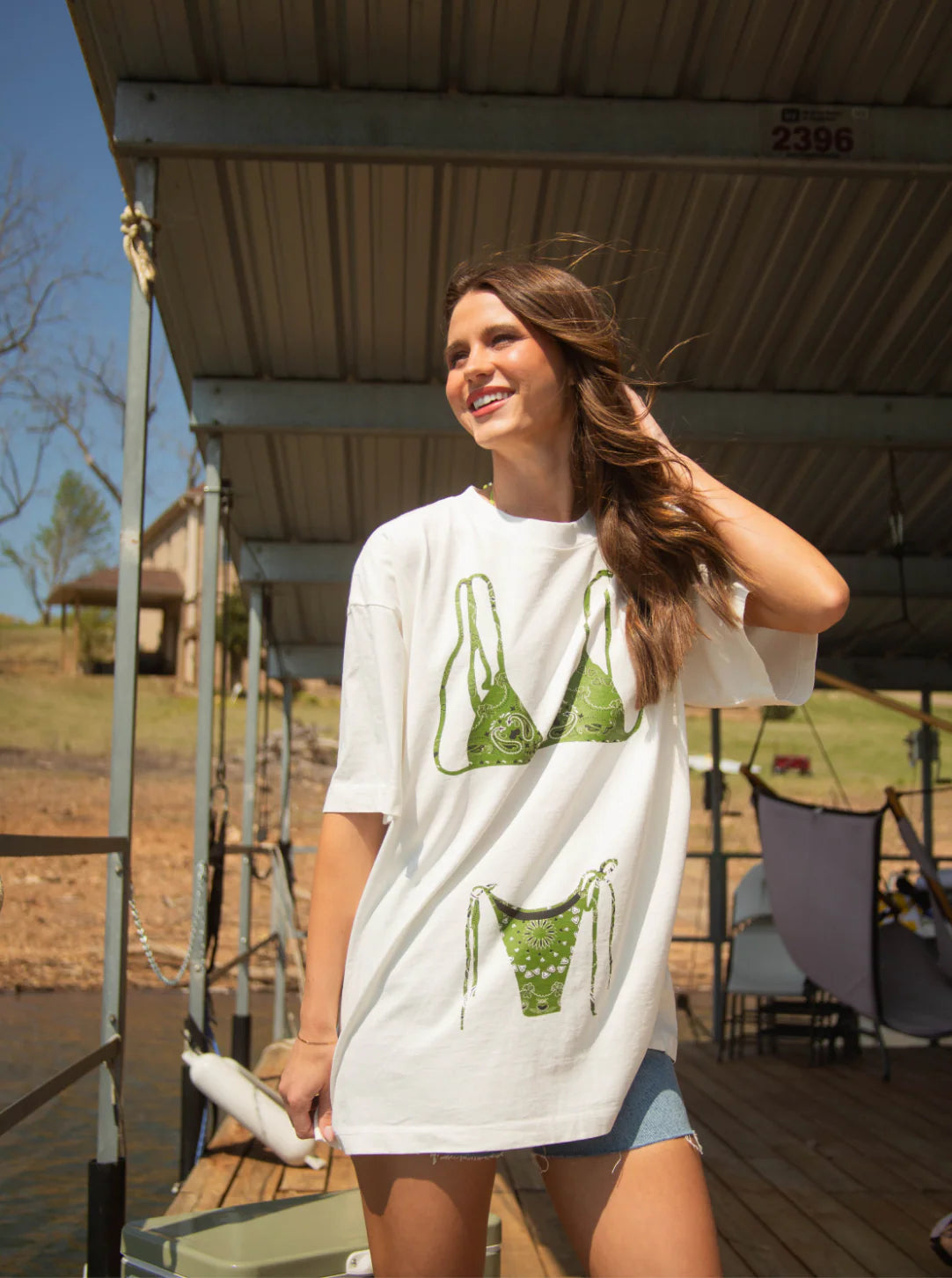 BIKINI TEE PAISLEY