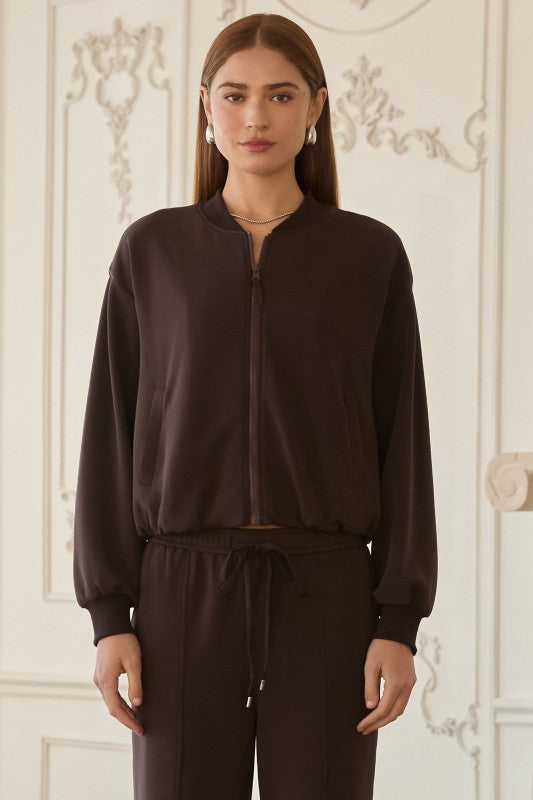 Espresso modal pant set