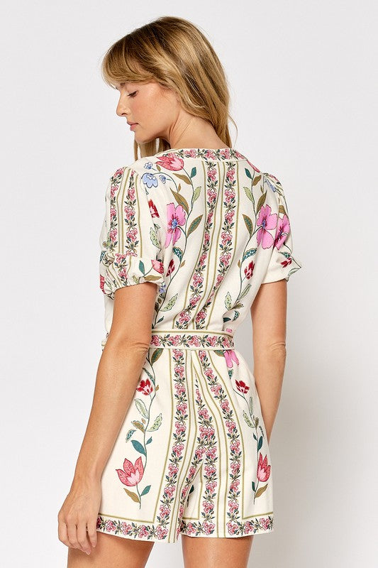 paigee floral romper