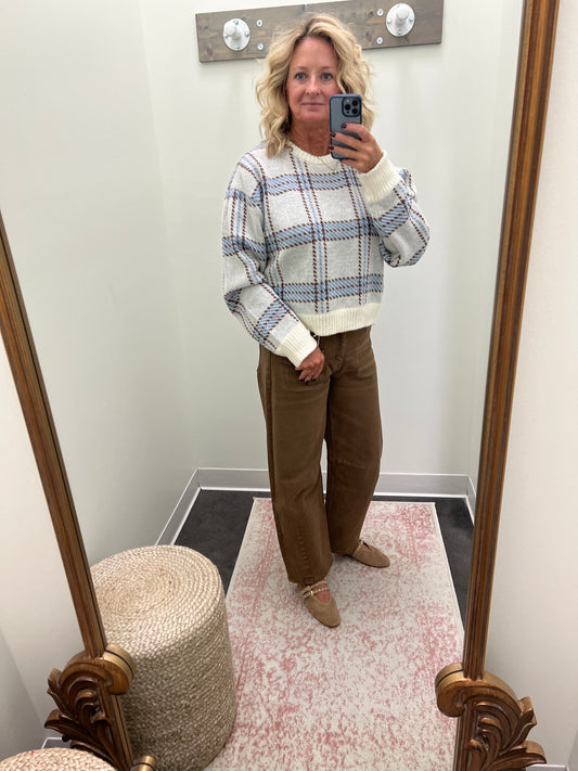 Junction plaid sweater- Z Supply
