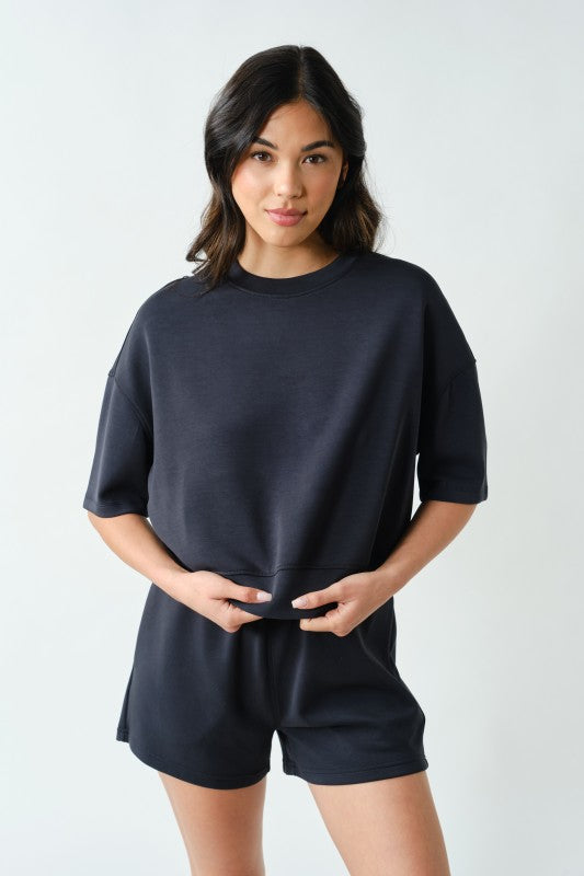 black modal weekender set