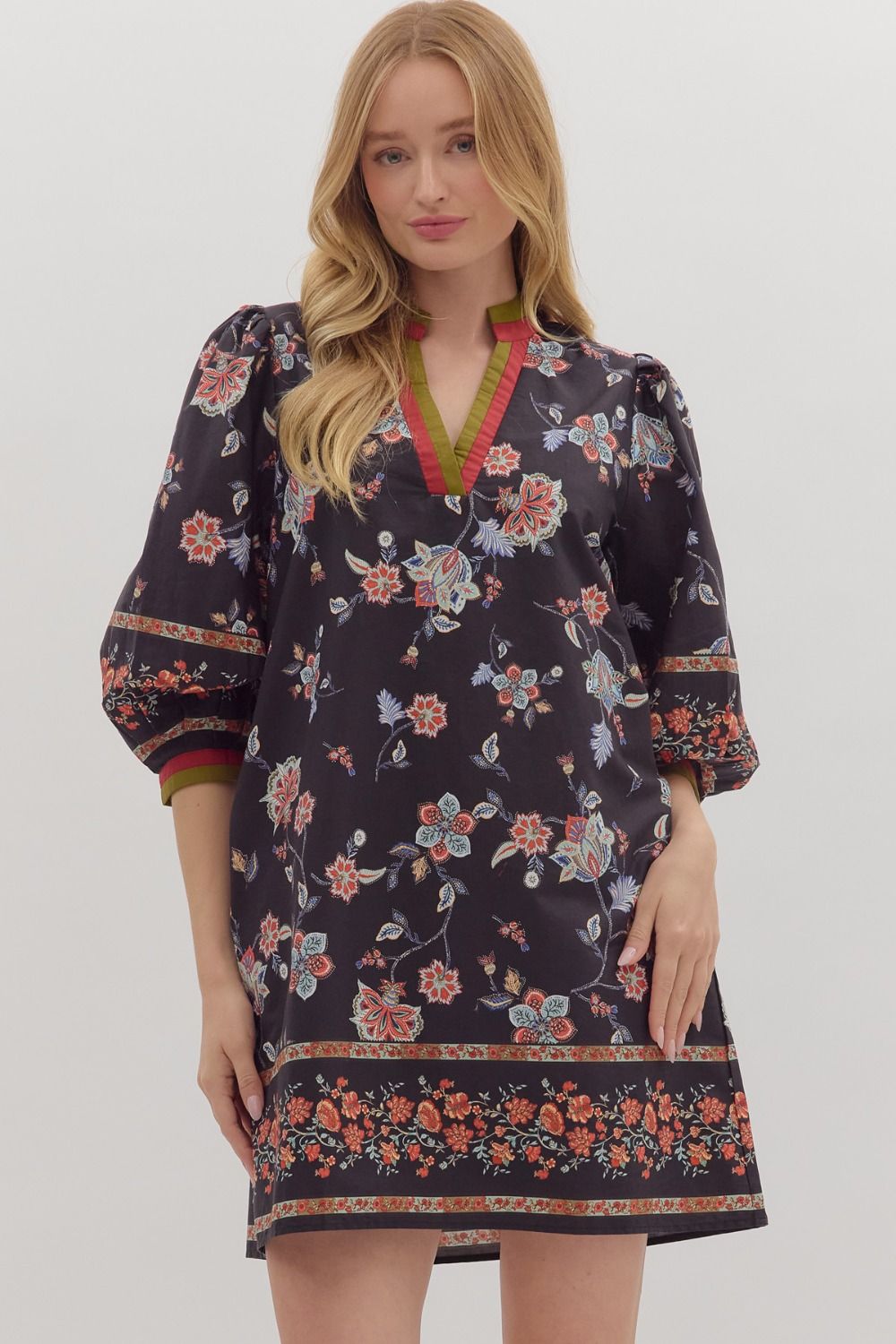 stella black mini dress