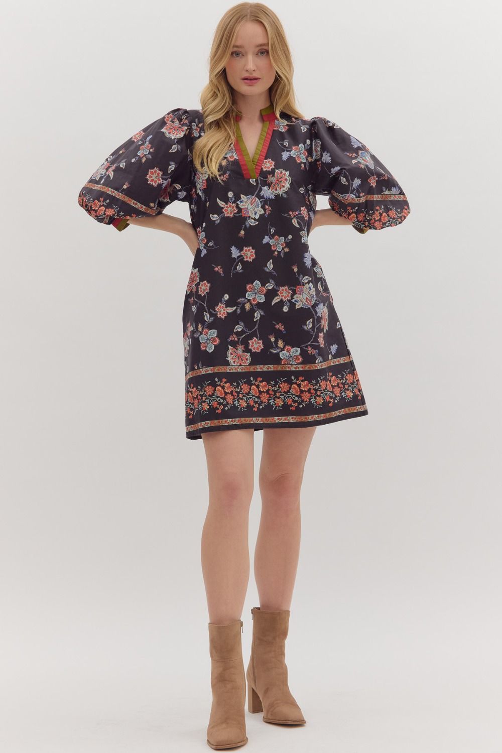 stella black mini dress