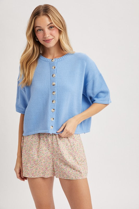 Lemon button sweater (5 colors)