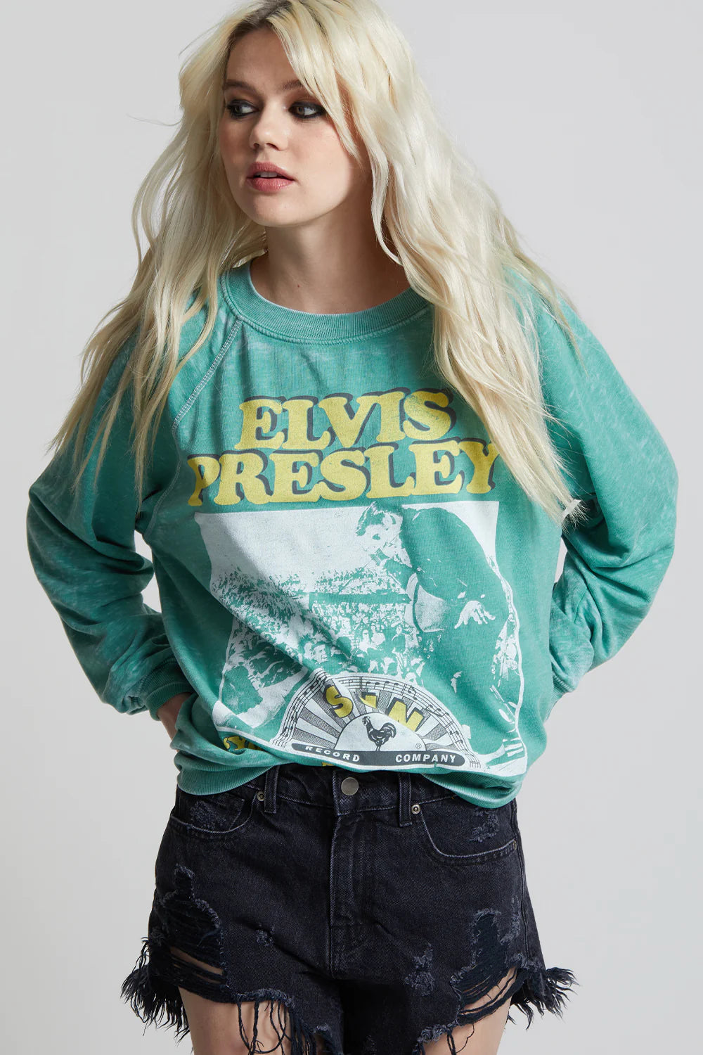 Sun Records x Elvis Presley Sweatshirt by Recycled Karma