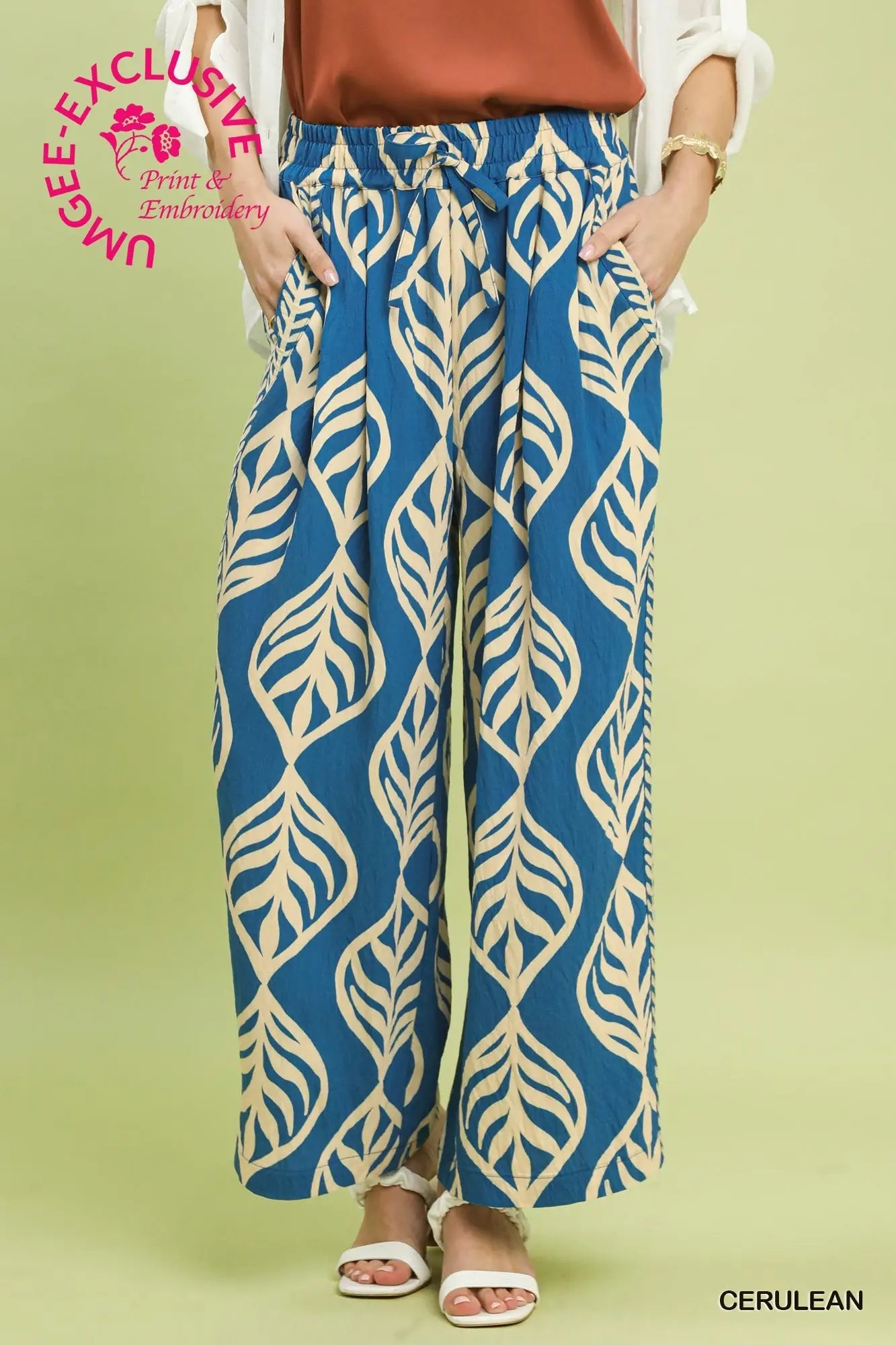 cerluean blue pants