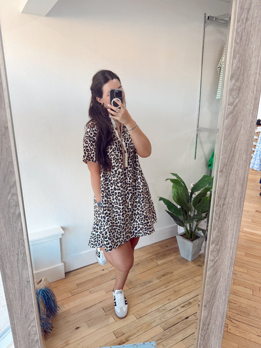 Leopard Mini Dress