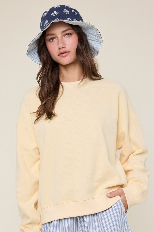 lemon sweatshirt