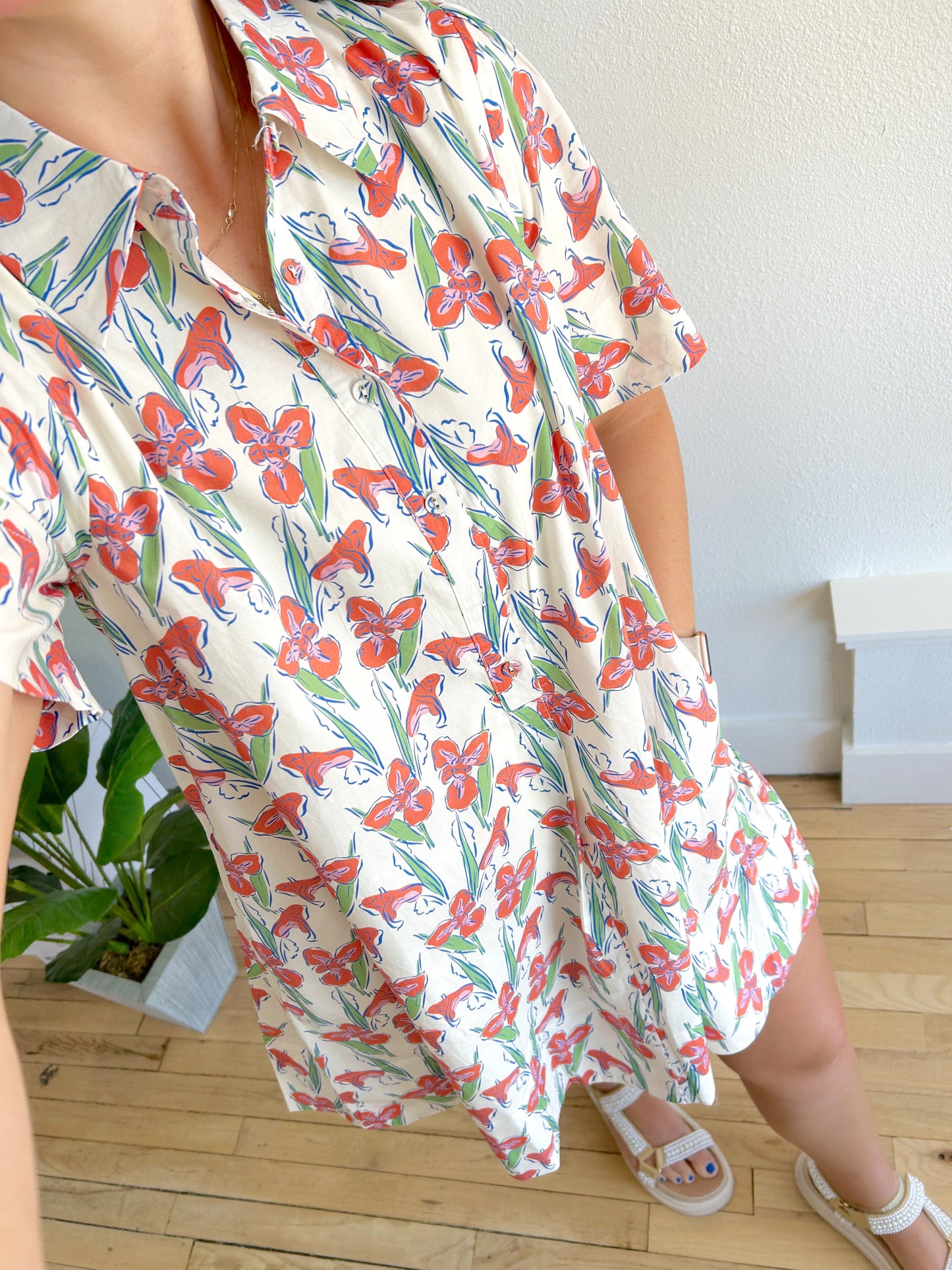 Mia floral mini dress