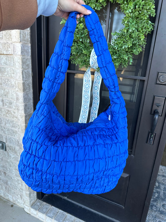 Large puffer tote