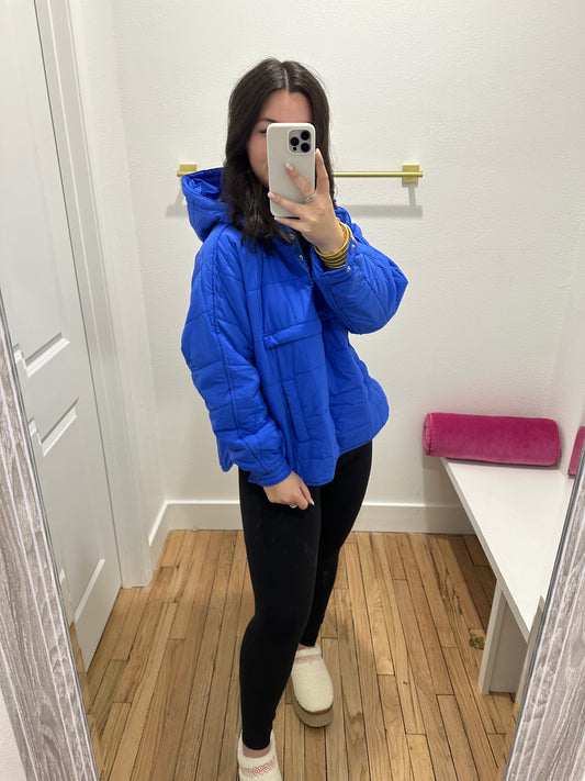 Puffer pullover