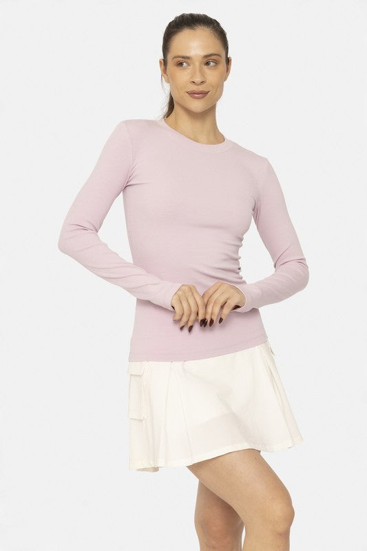 ribbed athleisure top (3 colors)