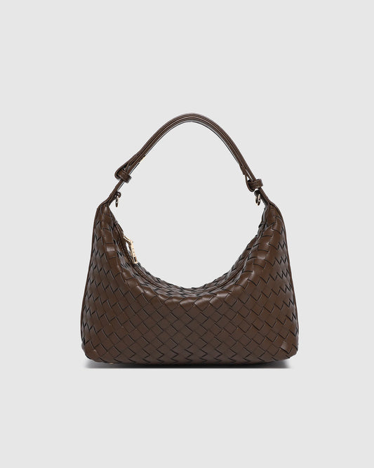 madeline shoulder bag- chocolate