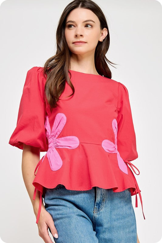 willow flower top (2 colors)