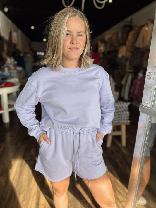 LAVENDER TERRY SET