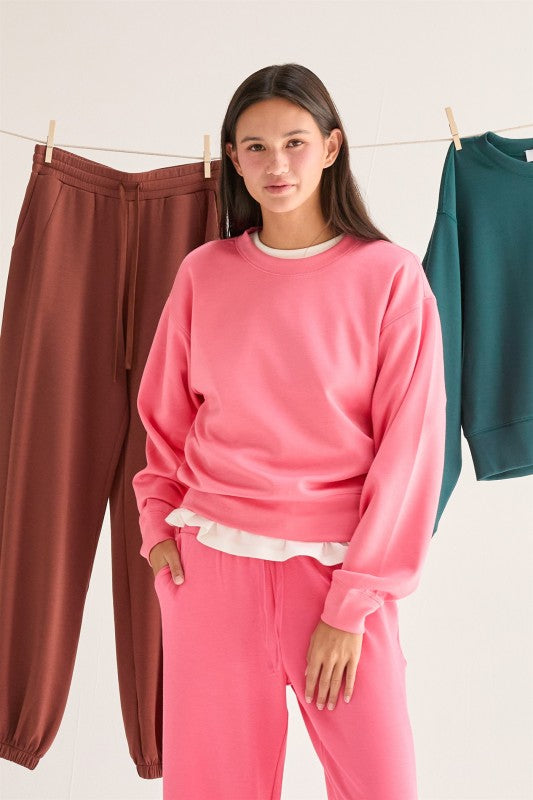 Taffy pink pant set
