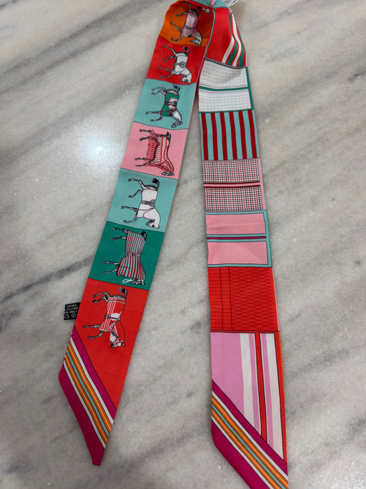 colorful horse scarf