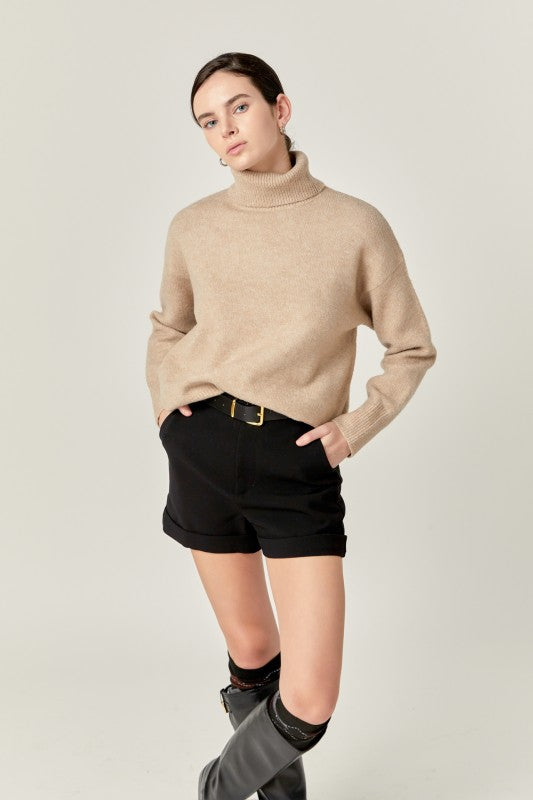 turtle neck sweater (2 colors