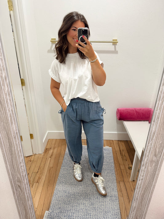 slate blue becka pant