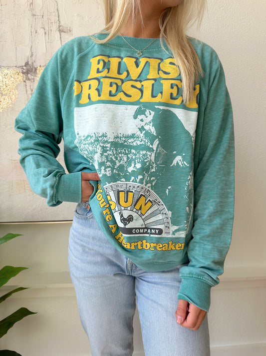 Sun Records x Elvis Presley Sweatshirt by Recycled Karma