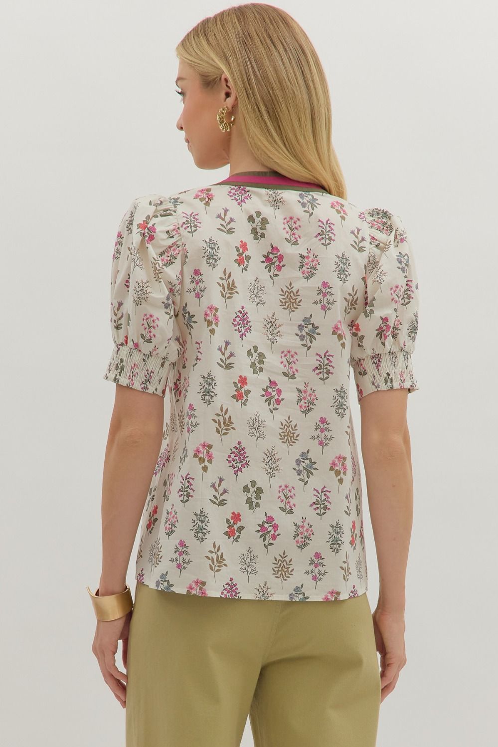 cream talli top