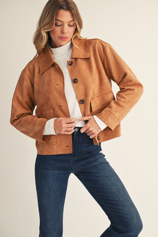 Camel Suede jacket