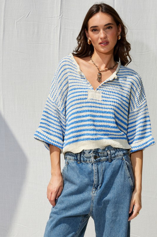 Striped Slouchy sweater
