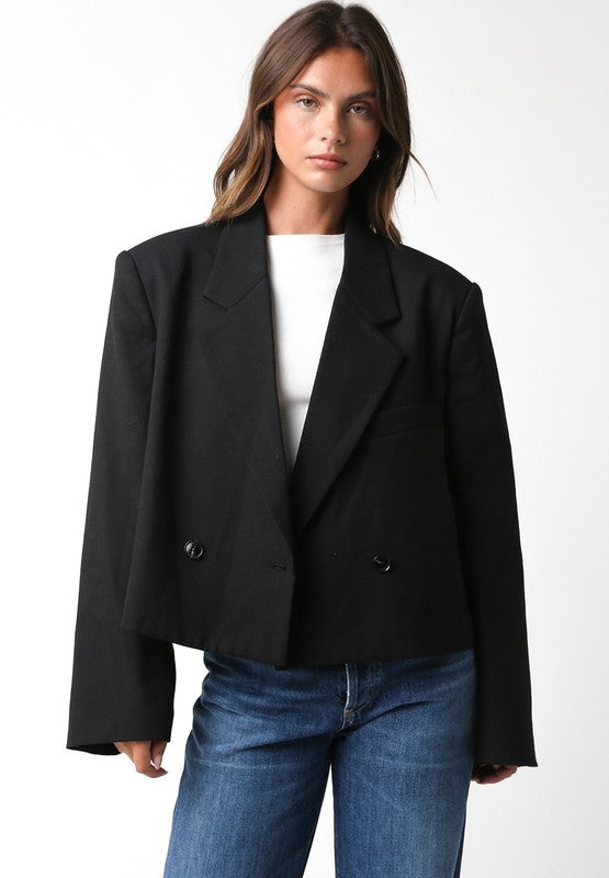 Cindy oversized cropped blazer