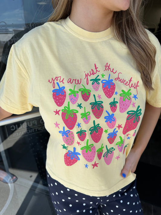 You Are Just The Sweetest Crop Tee