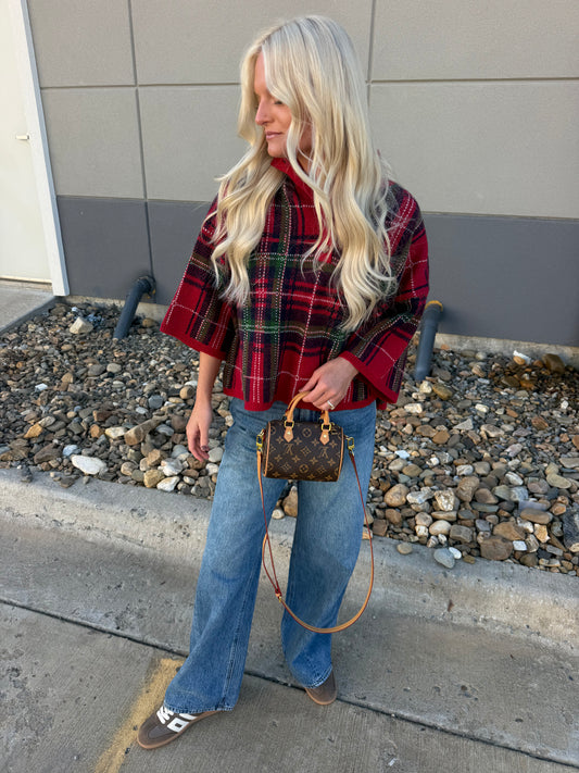Winnie plaid sweater (2 colors)
