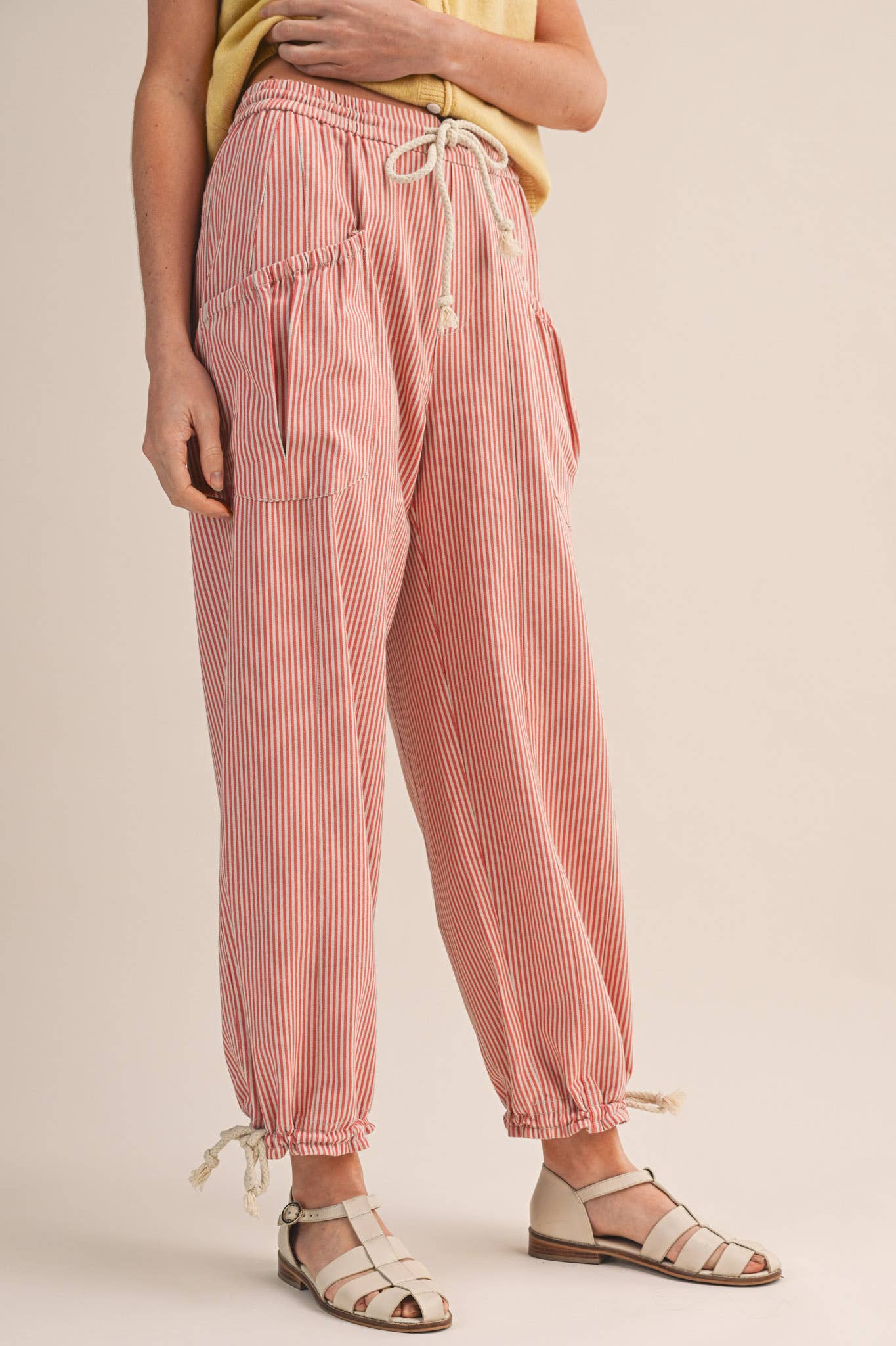 STRIPED PARACHUTE PANTS