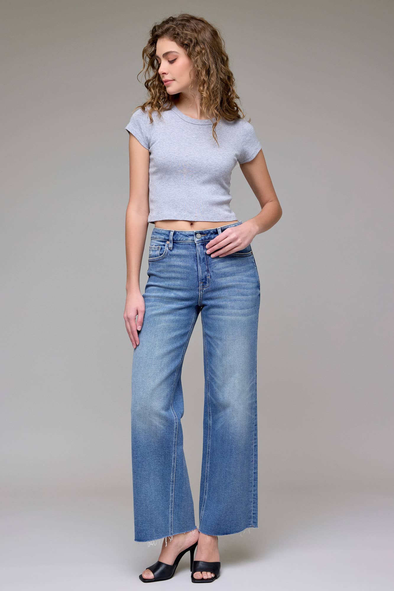 Medium Vintage Stretch Clean Dad Jean