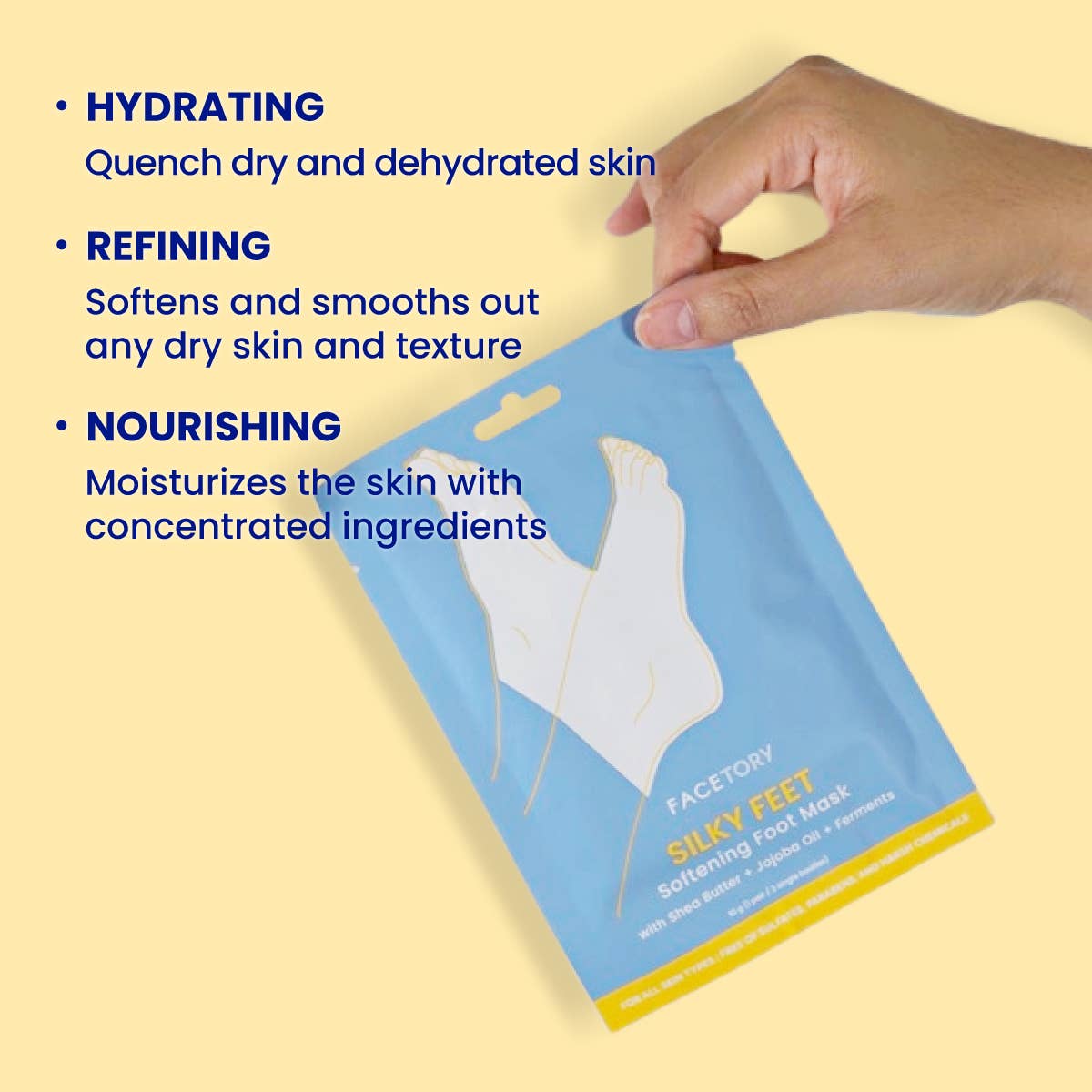 Foot Masks - K-Beauty - Softening - Silky Feet - Set of 2