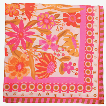 S26075 100% Polyester Lightweight Square Scarf
