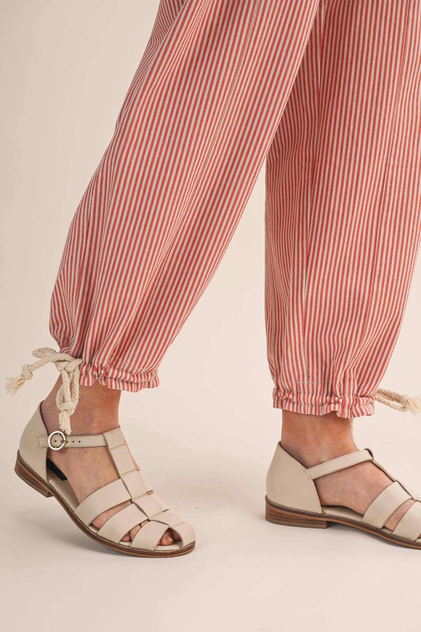 STRIPED PARACHUTE PANTS