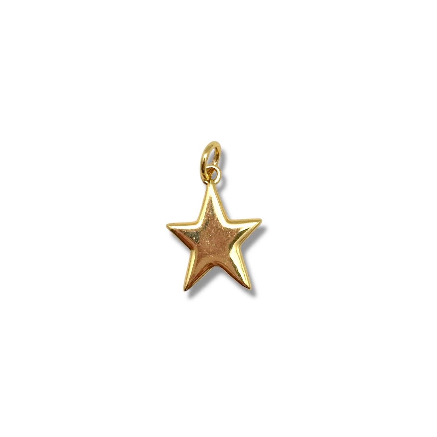 Tiny 5 Point Gold Star Charm