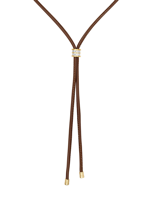PIPER CORD BOLO NECKLACE