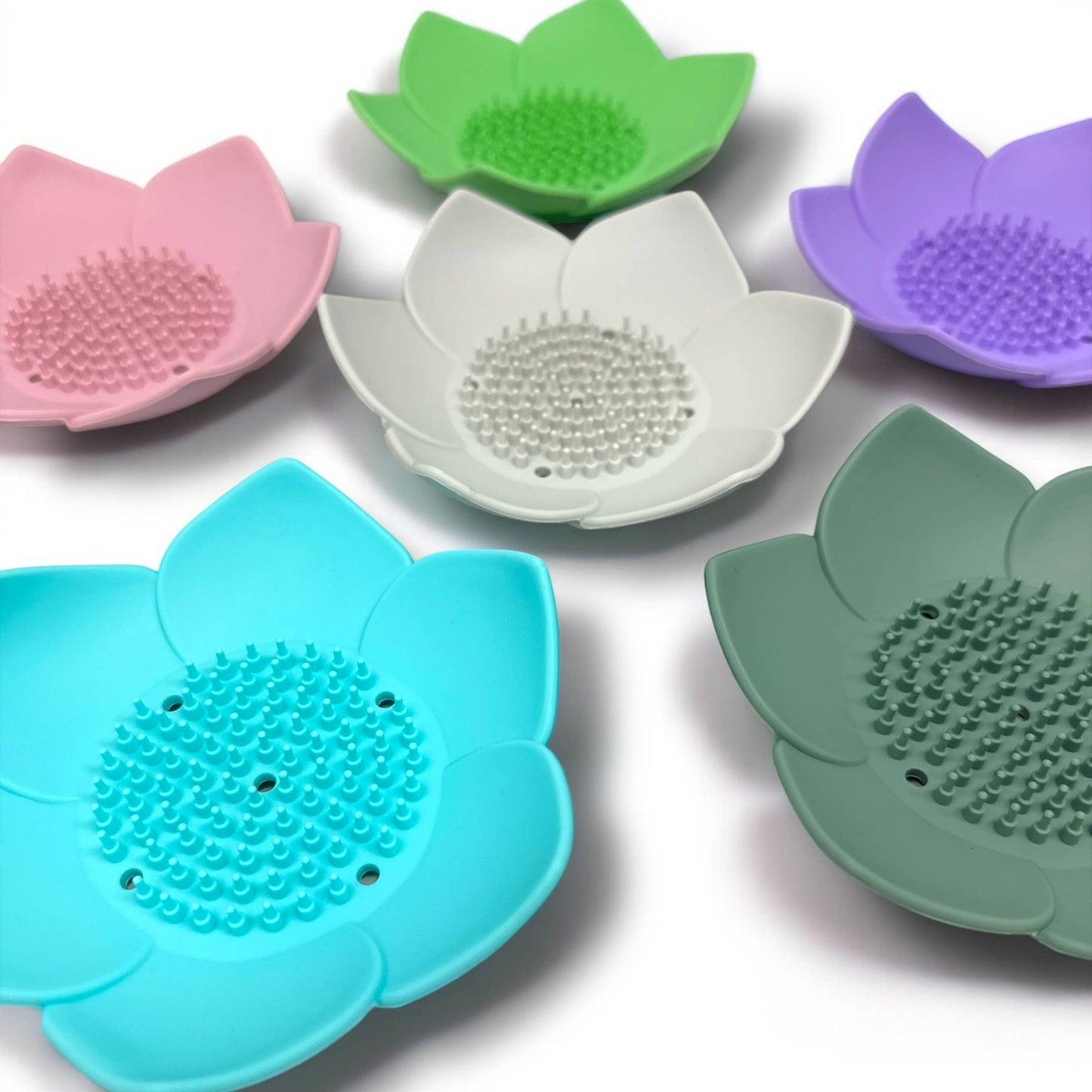 Shower Steamer Tray - Lotus Shape - Flexible Silicone