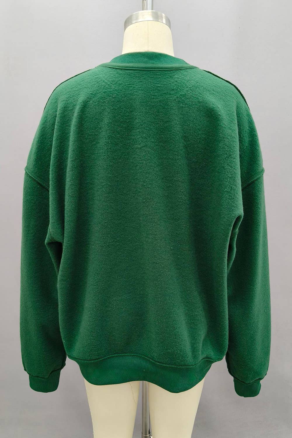 CIAO Print Reversible Mock Neck Sweatshirt