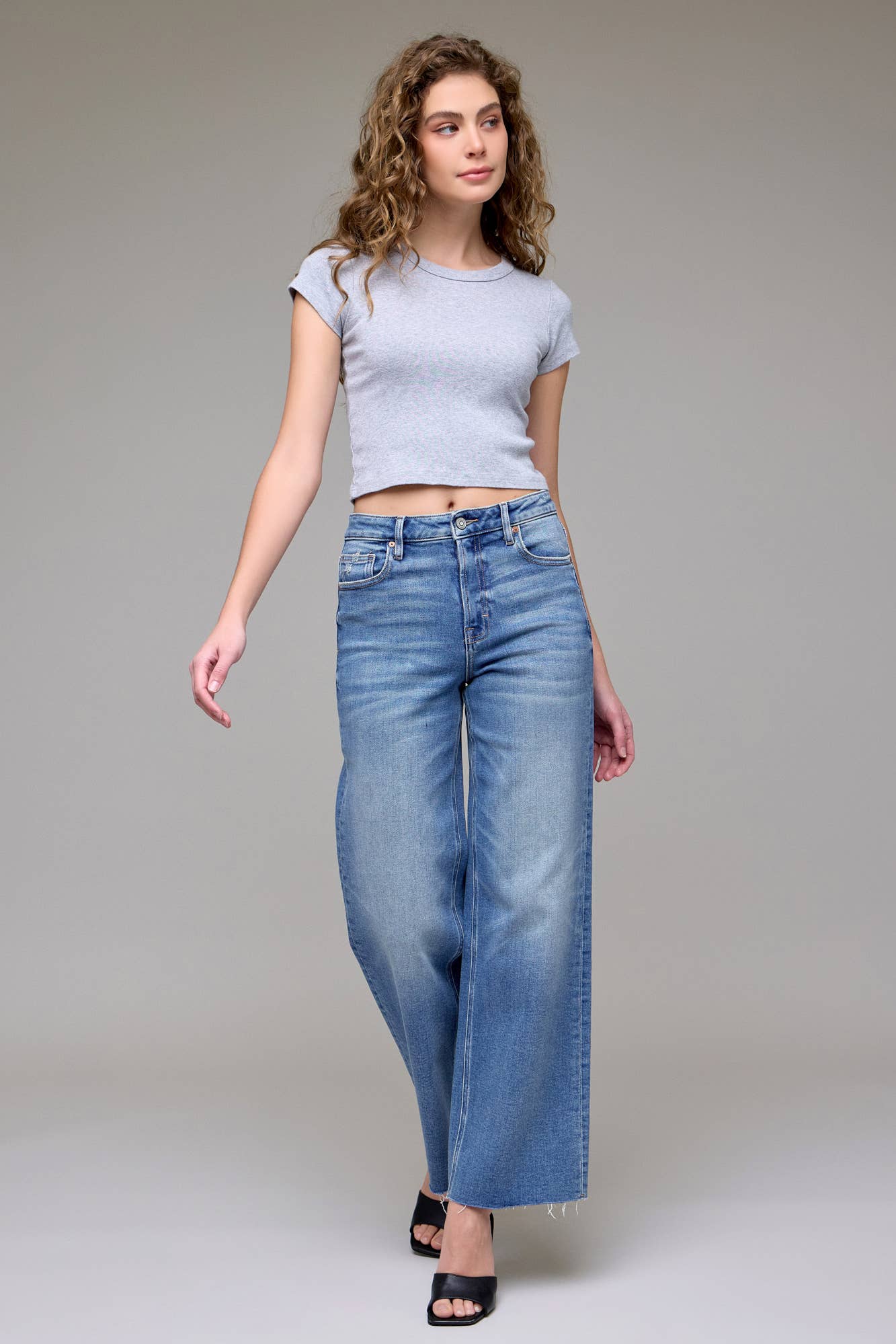 Medium Vintage Stretch Clean Dad Jean