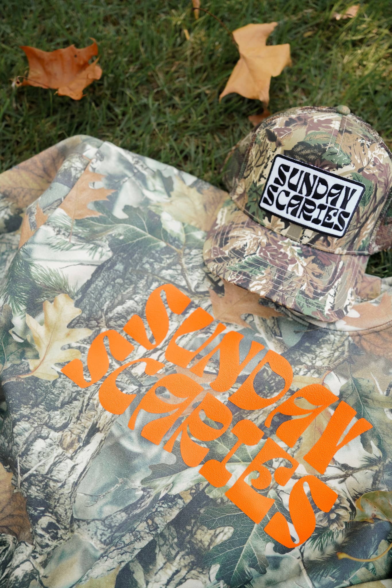 Sunday Scaries - Camo Vintage Trucker Hat