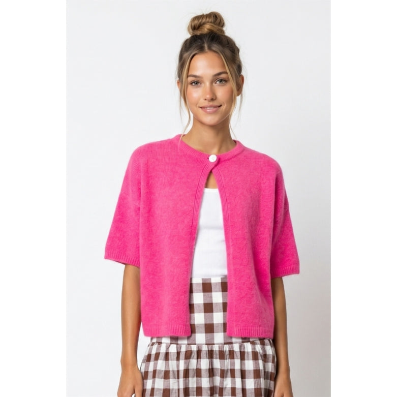 one button cardi (4 colors)