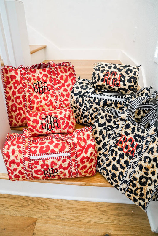 Quilted Block Print - Leopard Collection