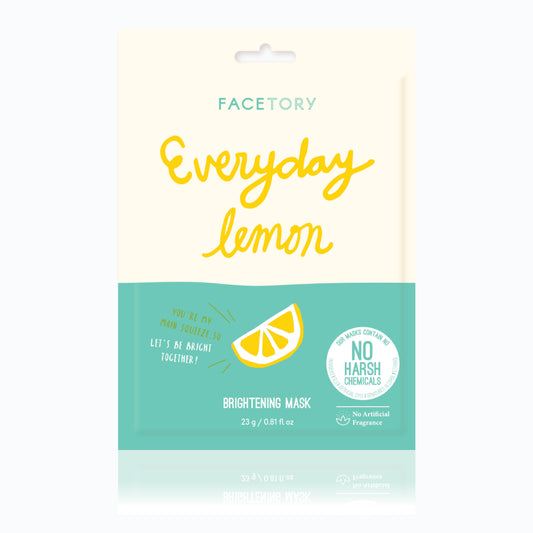 Face Mask - Korean Beauty - Brightening - Everyday - Lemon